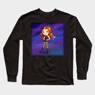 Chibi Amy Pond Long Sleeve T-Shirt